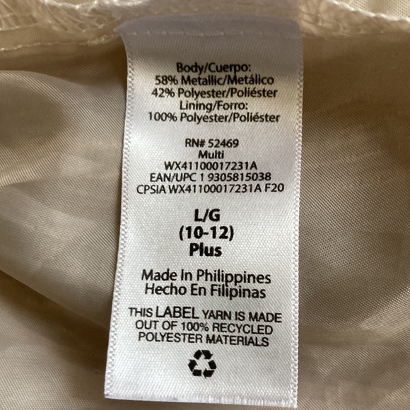 Wonder Nation Gold Skirt - Picture 3 of 3